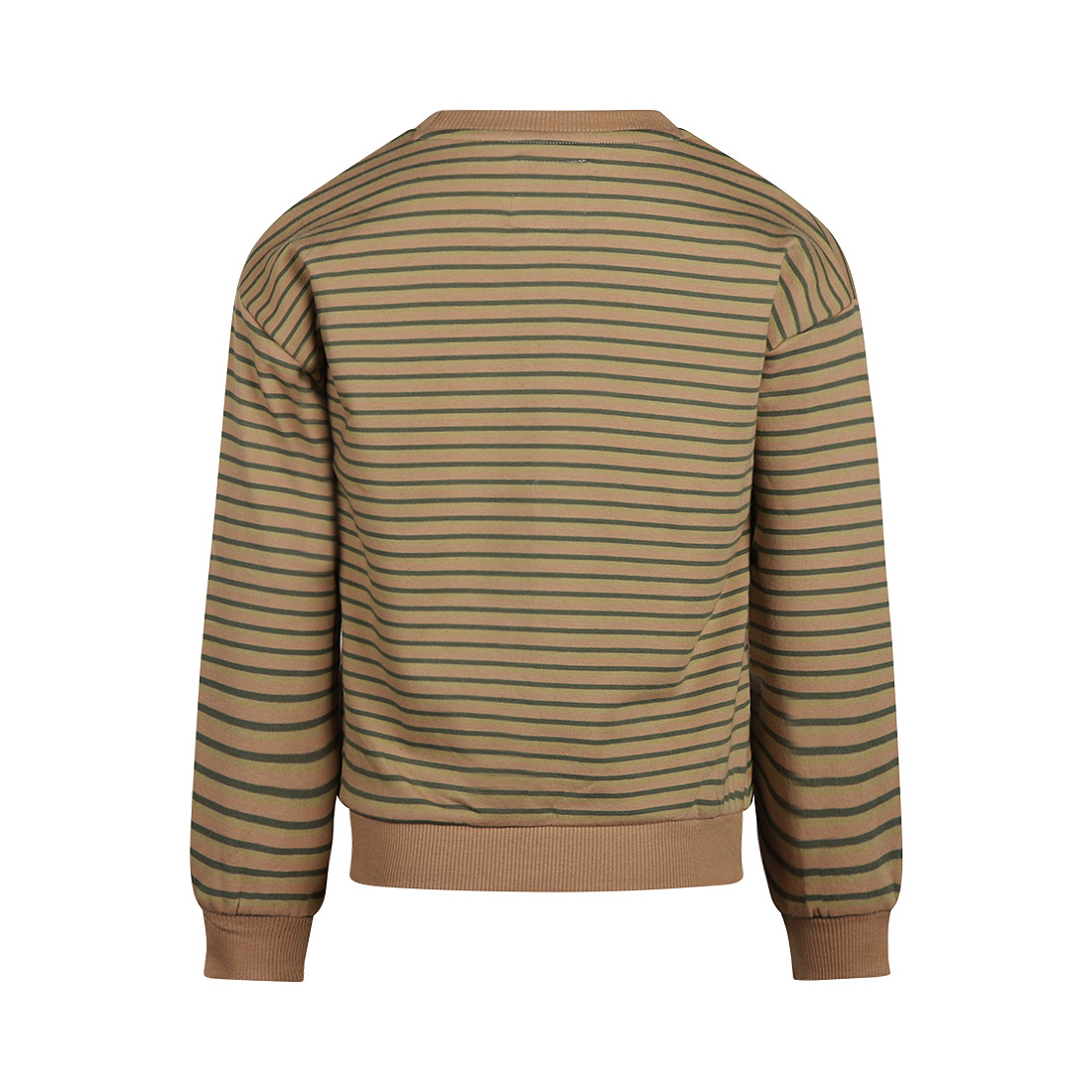 NOKO Koko Noko boys' sweater dropped shoulder light brown striped