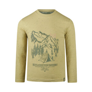Koko Noko boys’ long-sleeved shirt soft green mountains
