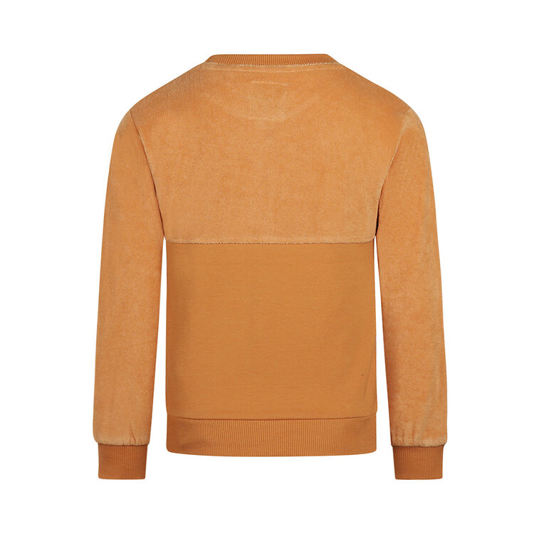 Koko Noko jongens sweater camel badstof | O56838-37