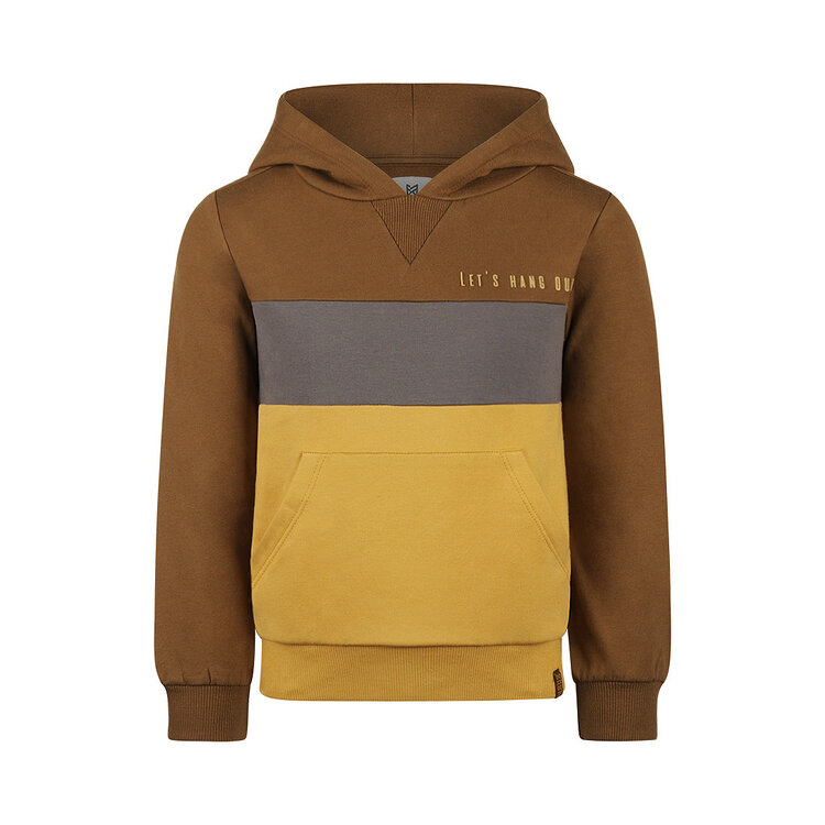 Koko Noko Jungen Hoodie senfgelb grau camel | O56856-37