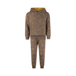 Koko Noko boys’ set hoodie jogging trousers taupe