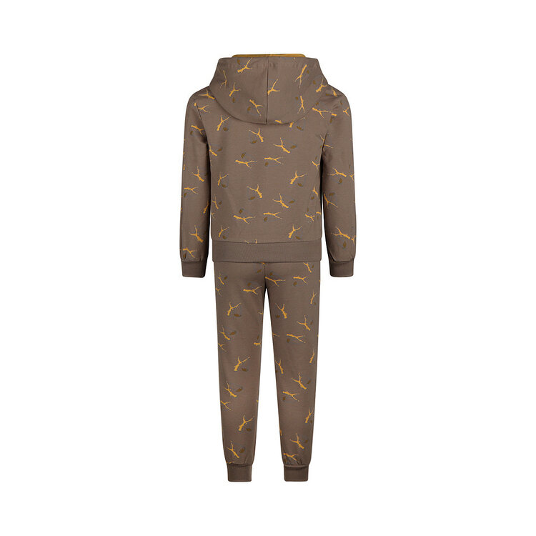 Koko Noko boys’ set hoodie jogging trousers taupe | O56860-37
