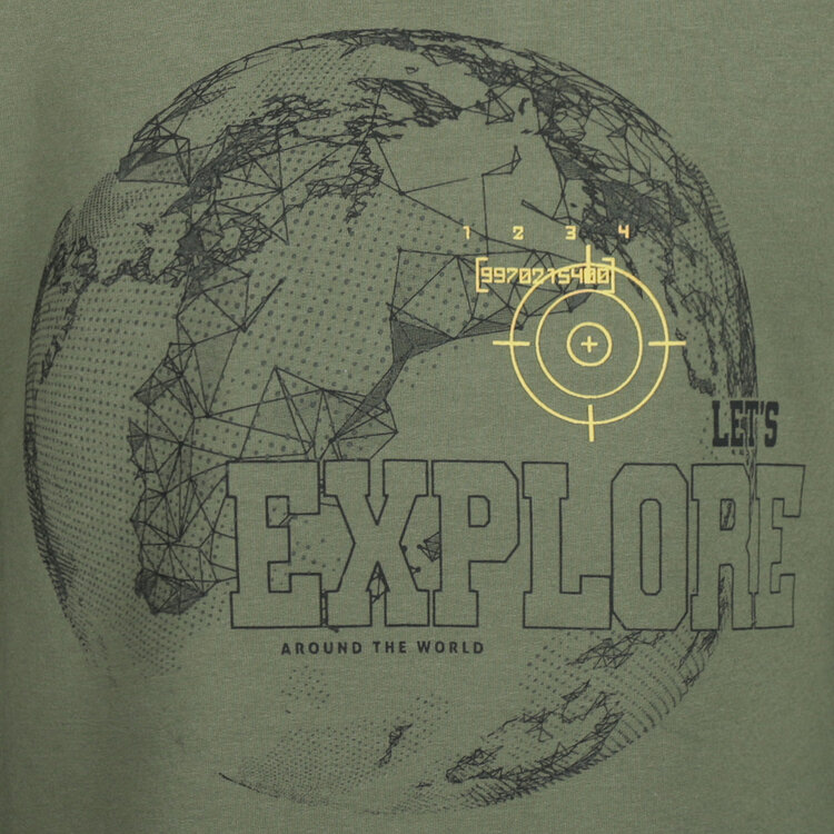 Koko Noko boys’ hoodie green hood | O56882-37