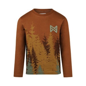 Koko Noko Jungen-Longsleeve dunkelbraun Wald