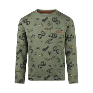 Koko Noko jongens longsleeve groen print