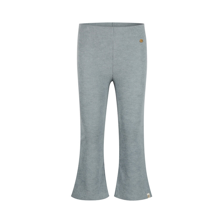 Koko Noko meisjes flared broek blauw corduroy | O56907-37