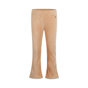 Koko Noko Mädchenhose, ausgestellt, karamellbraun, Velours