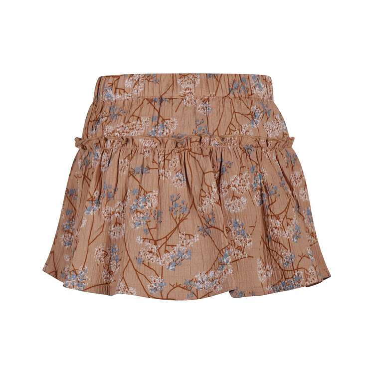 Koko Noko Mädchen Skort karamellbraun Blüten | O56913-37