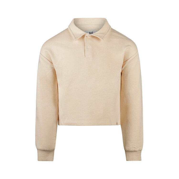 Koko Noko Mädchen Polo-Pullover cremefarben | O56916-37