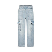 Koko Noko Mädchen Jeans weit geschnitten hellblau Cargo