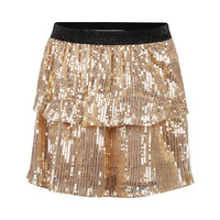 Koko Noko girls‘ skort rose gold glitter sequins