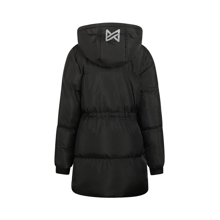 Koko Noko meisjes jas parka zwart waterafstotend capuchon | O56947-37