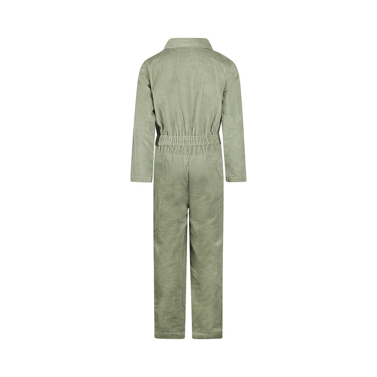 Koko Noko meisjes jumpsuit zachtgroen corduroy | O56957-37