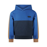 Koko Noko boys' hoodie cobalt blue camel dark blue