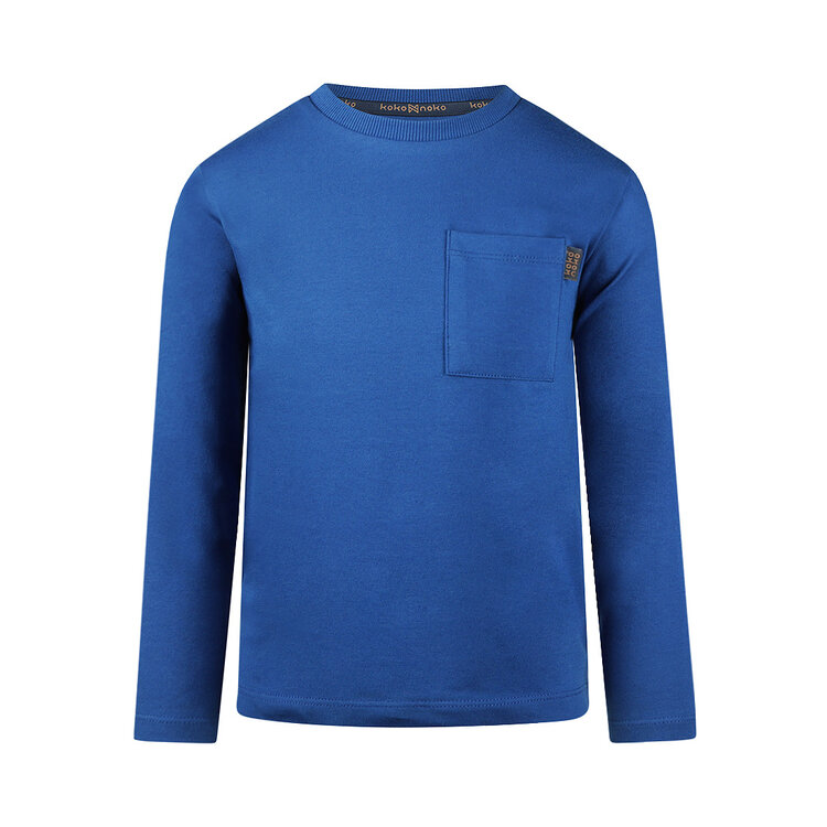 Koko Noko jongens longsleeve kobalt blauw | OX56809-37