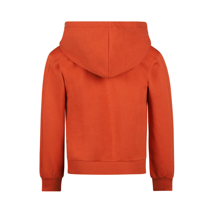 Kokooko boys hoodie rust orange | OX56811-37