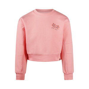 Koko Noko meisjes sweater loose fit cropped roze