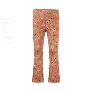 Koko Noko girls flared legging camel flowers