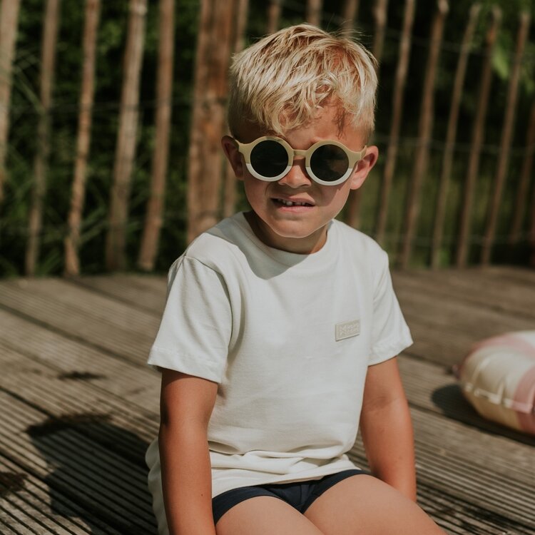 Koko Noko boys' T-shirt off-white organic cotton | WN1804