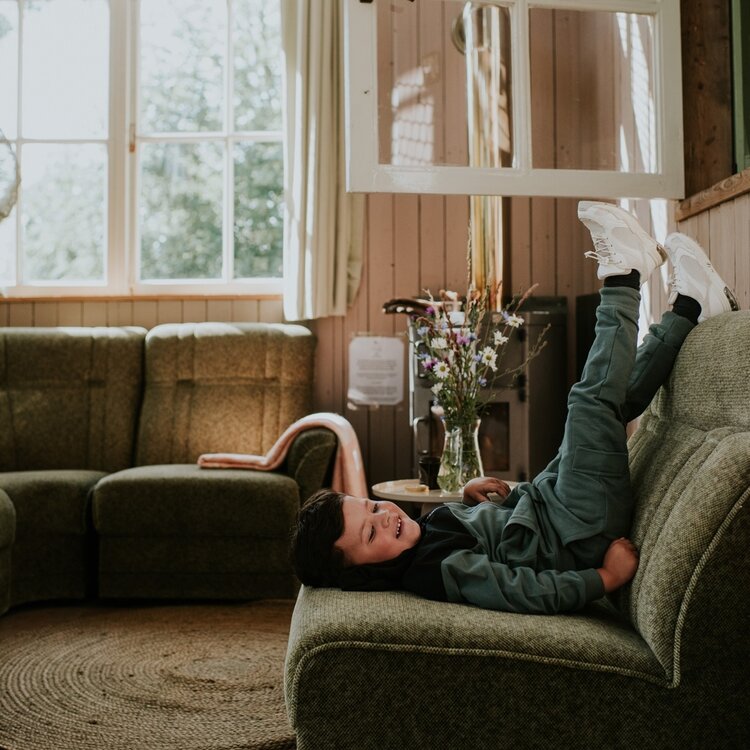 Koko Noko boys' jogging bottoms, dark green cargo organic cotton | WN1813