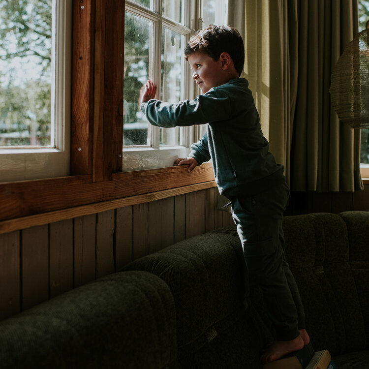 Koko Noko Jungen Sweater dunkelgrün Bio-Baumwolle | WN1817