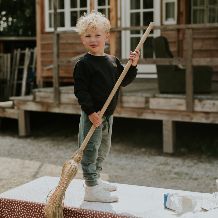 Koko Noko Jungen Sweater schwarz Bio-Baumwolle | WN1818