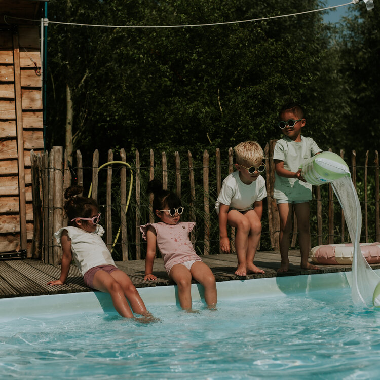 Koko Noko girls' boxer shorts set, soft pink, organic cotton | WN1904