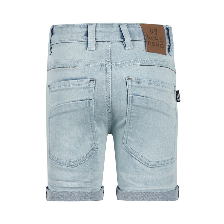 Koko Noko boys' jeans shorts blue knitted | WN1824