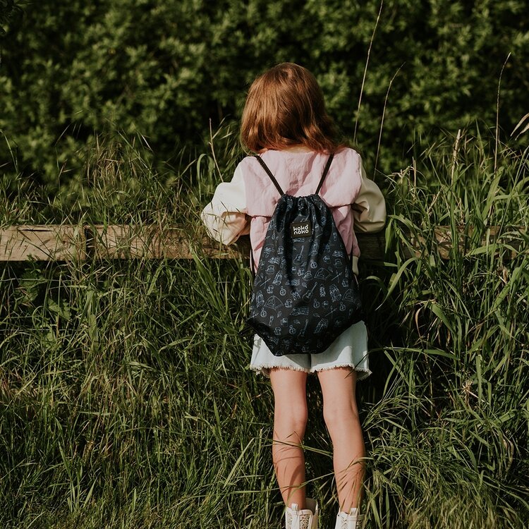 Koko Noko Sporttasche für Kinder dunkelblau | W37-KN-gymbag1