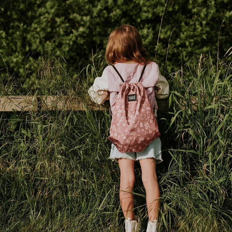 Koko Noko Sporttasche für Mädchen rosa | W37-KN-gymbag2