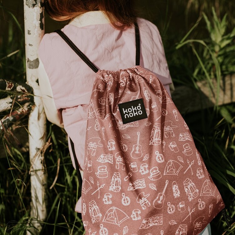 Koko Noko gymtas roze | Sporttas voor meisjes | W37-KN-gymbag2