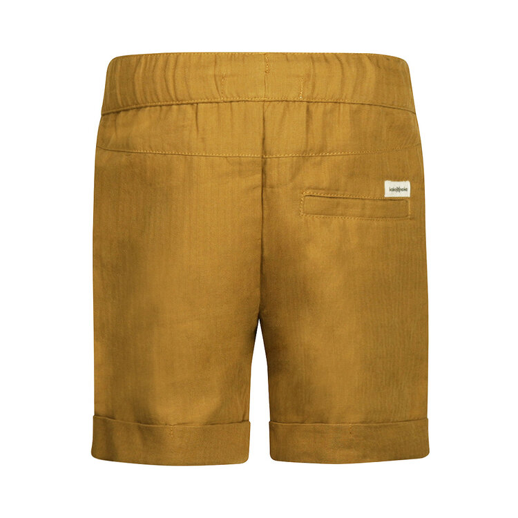 Koko Noko jongens short caramel bruin katoen | N58801-37