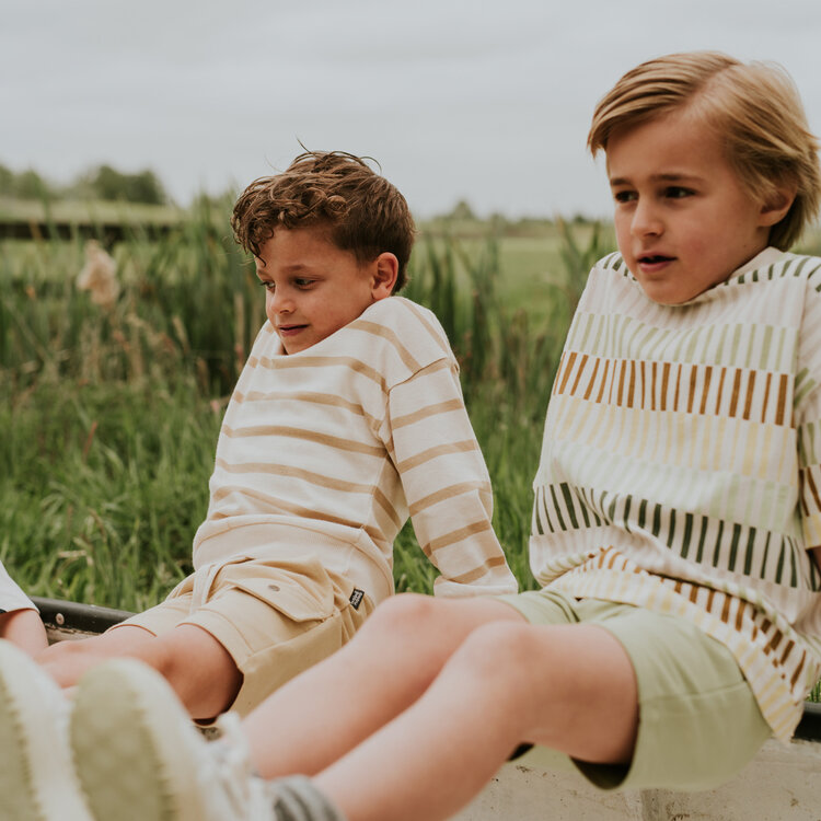 Koko Noko boys' jogging shorts soft green | N58805-37