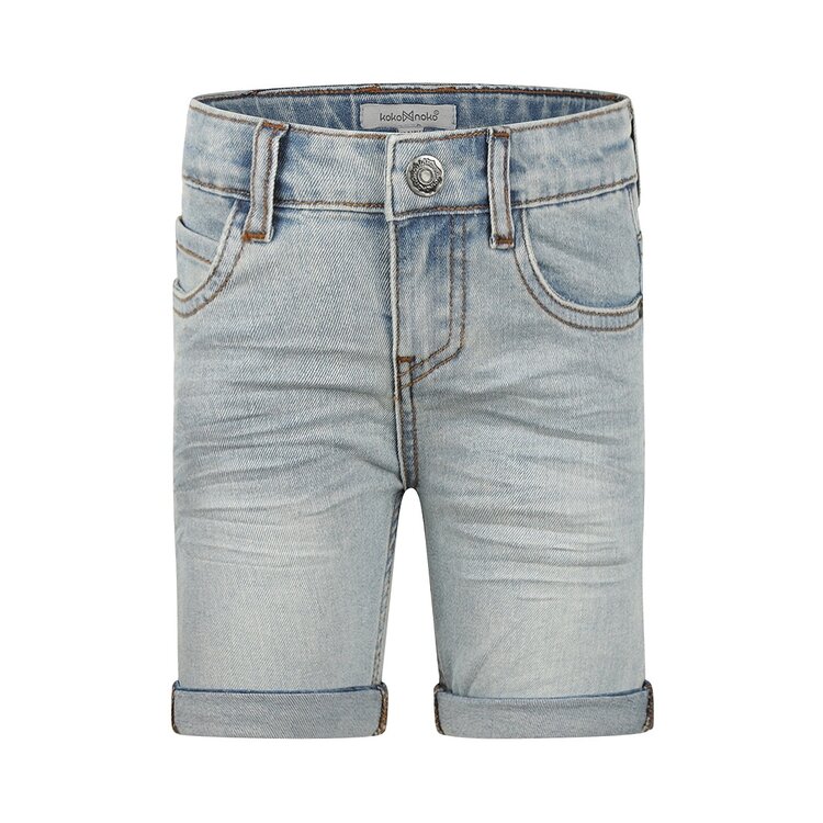Koko Noko Jungen Jeansshorts, locker geschnitten, hellblau | N58809-37