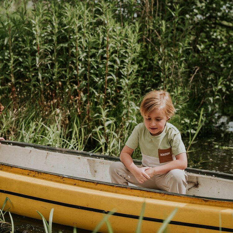 Koko Noko jongens broek zand | N58811-37