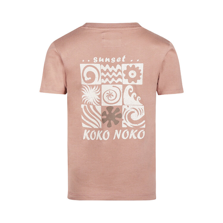 Koko Noko Jungen-T-Shirt zartrosa sunset | N58820-37