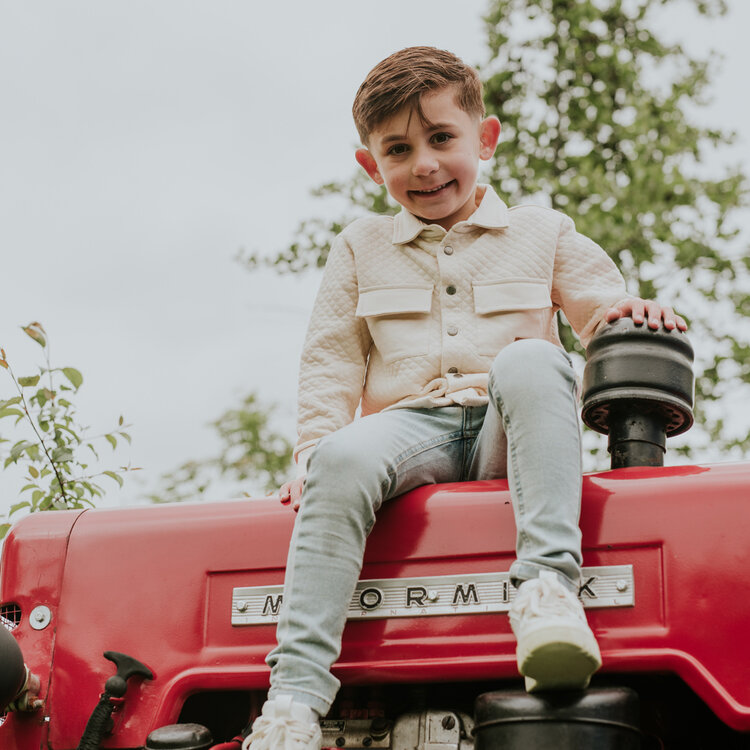 Koko Noko Jungen-Outdoorjacke cremefarben | N58822-37