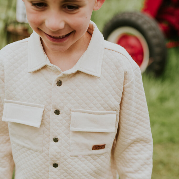 Koko Noko boys' outdoor jacket off-white | N58822-37