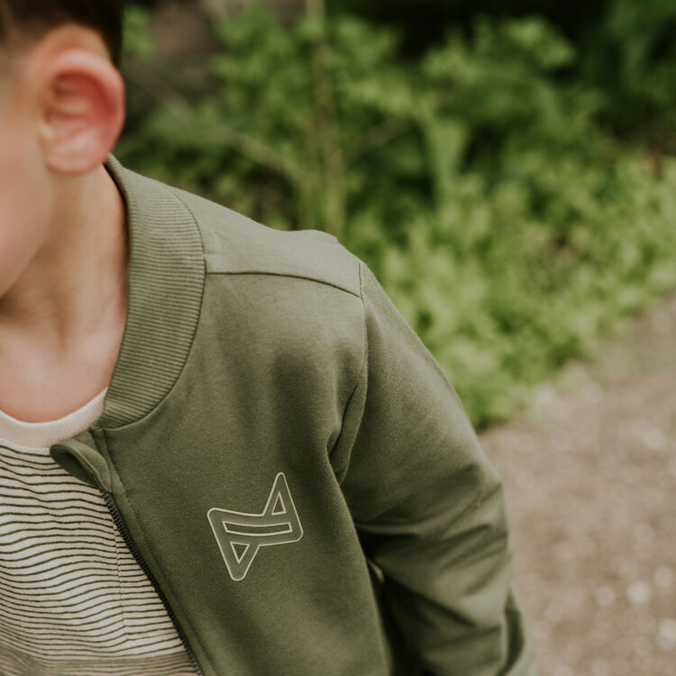 Koko Noko boys' cardigan olive green | N58829-37