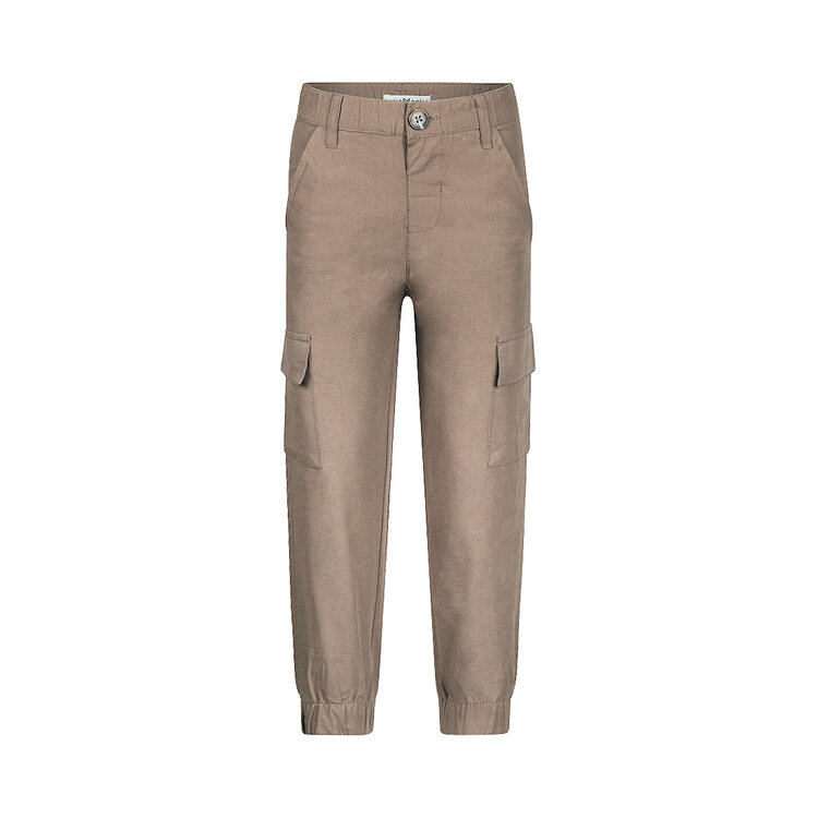 Koko Noko Jungen-Cargohose in zartem Braun aus Baumwolle | N58842-37