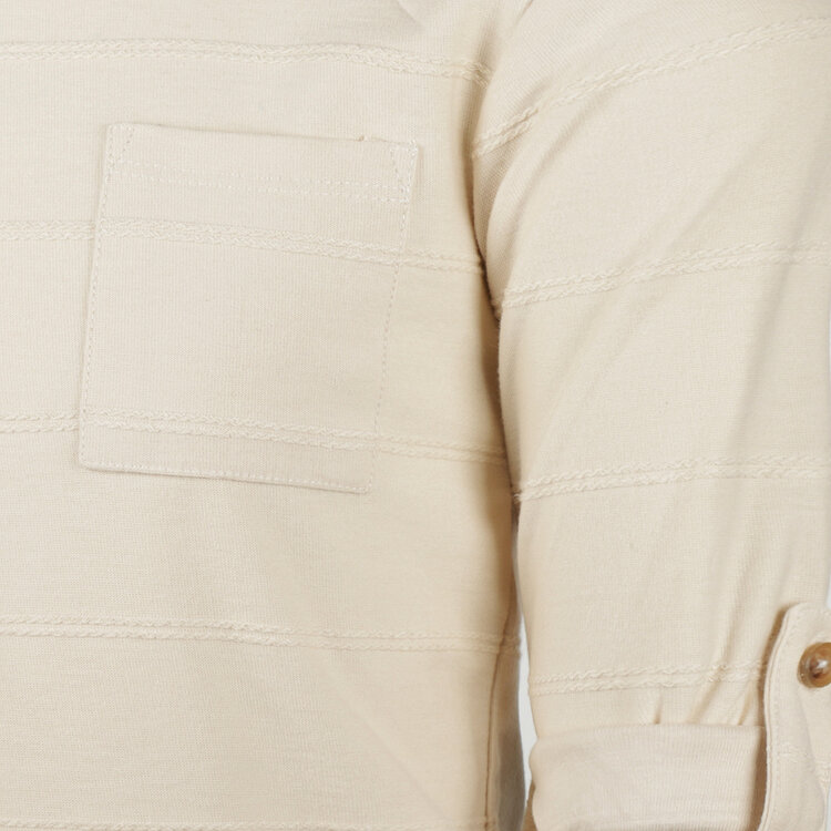 Koko Noko boys' long-sleeved top, off-white stripe | N58843-37