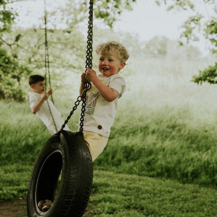 Koko Noko jongens T-shirt off white zomer | N58845-37