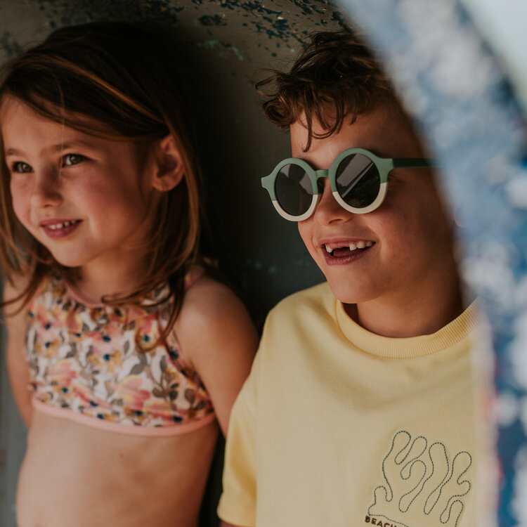 Koko Noko jongens T-shirt loose fit geel | N58847-37