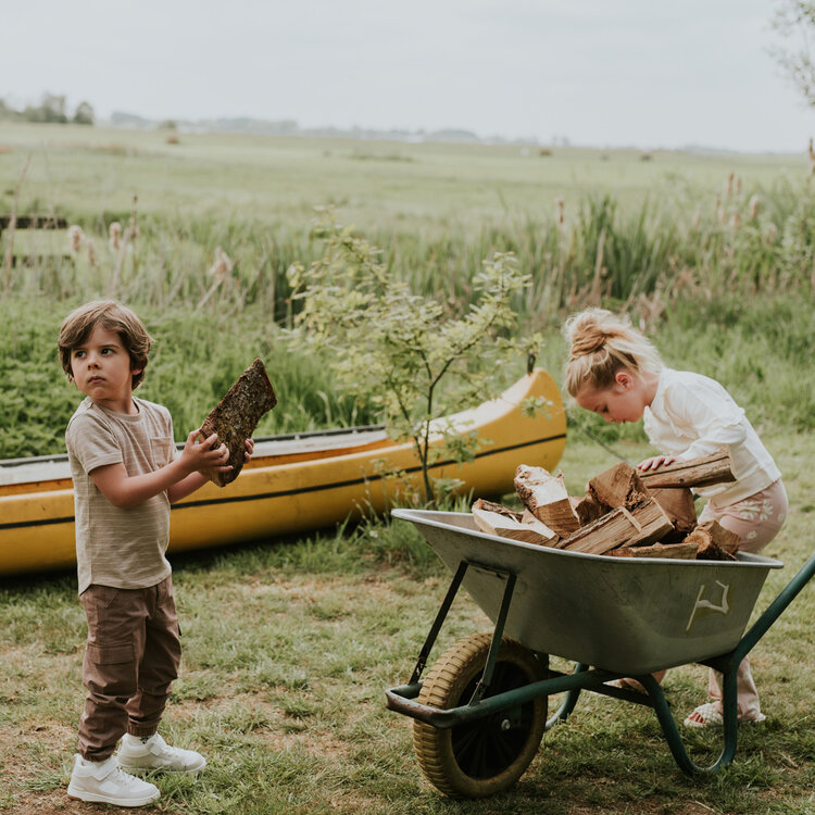 Koko Noko Jungen-T-Shirt sandfarben gestreift Baumwolle | N58855-37
