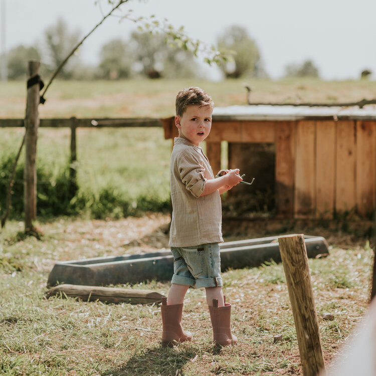 Koko Noko Jungen Jeansshorts, locker geschnitten, grau | N58861-37