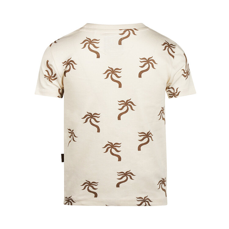Koko Noko boys' T-shirt off-white palm | N58863-37