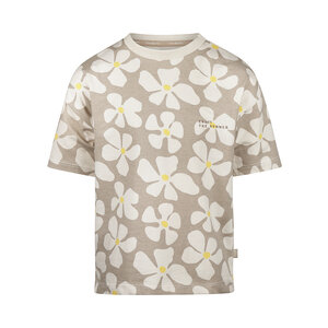 Koko Noko boys' loose fit T-shirt sand flower yellow