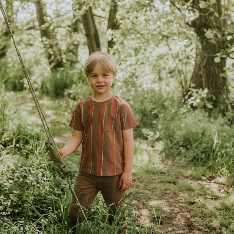 Koko Noko jongens joggingbroek donkerbruin | N58873-37