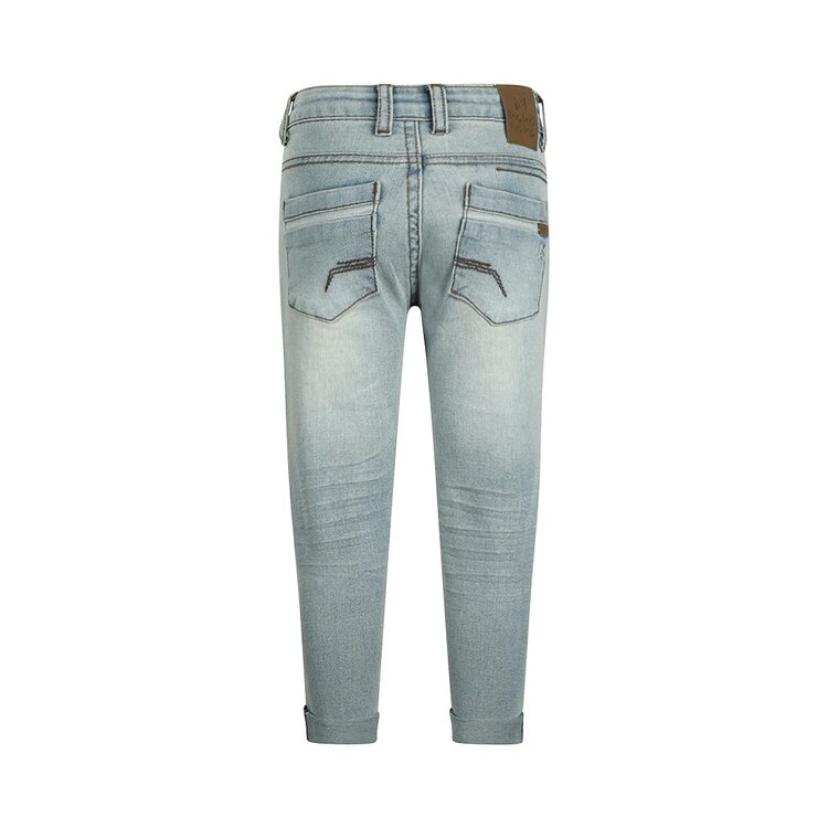 Koko Noko jongens jeans loose fit lichtblauw | N58881-37