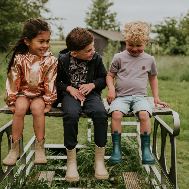 Koko Noko jongens vest met capuchon donkerblauw | N58883-37